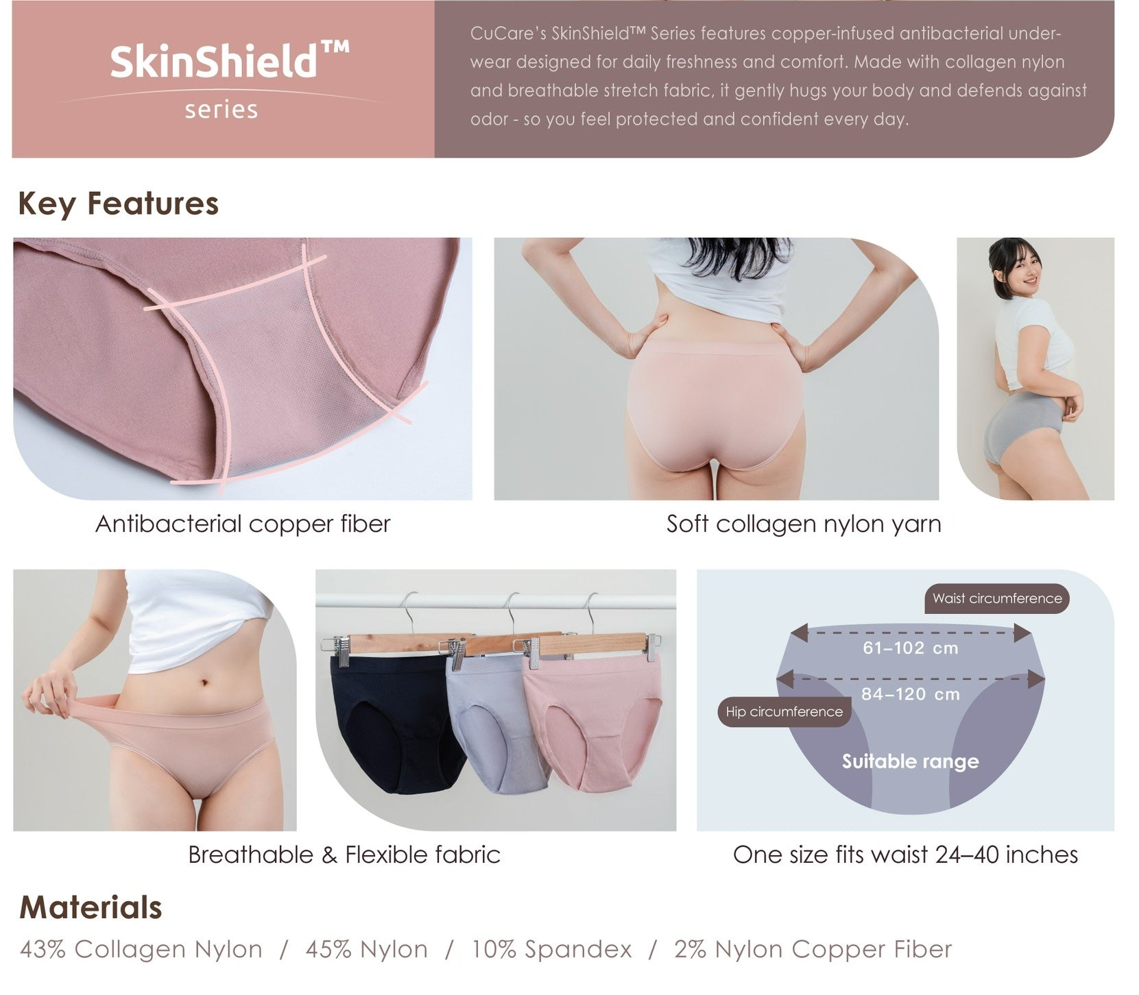 Antibacterial Women's Underwear