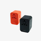 matador global travel adapter black and orange