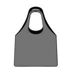 grey foldable travel tote bag