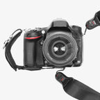 dslr camera with peak design clutch and anchor mounts and straps