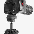 camera mounted on tripod with peak design dual plate