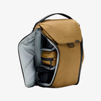 peak design backpack 20L coyote opened