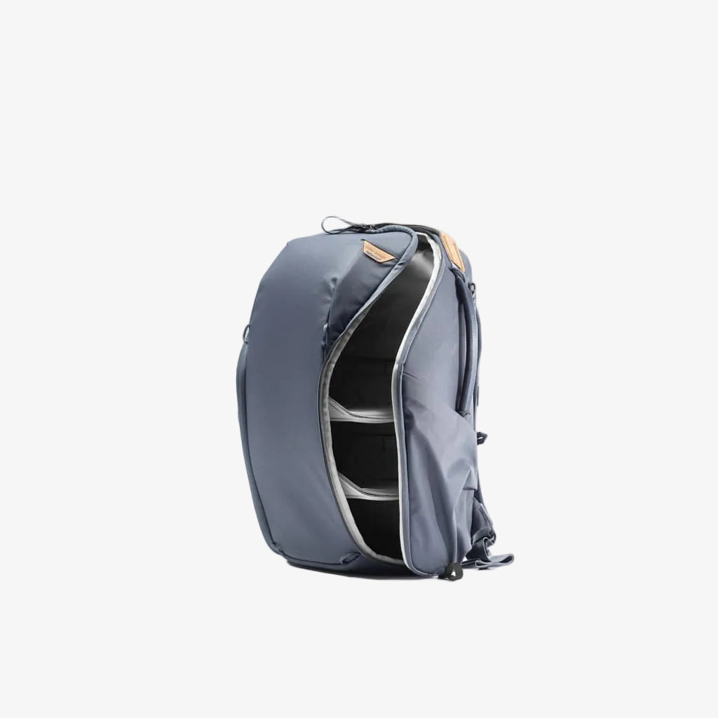 peak design everyday backpack zip 20L midnight opened