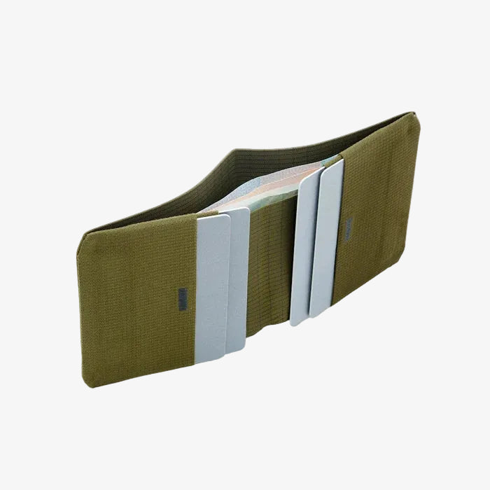 peak design everyday billfold wallet kelp opened