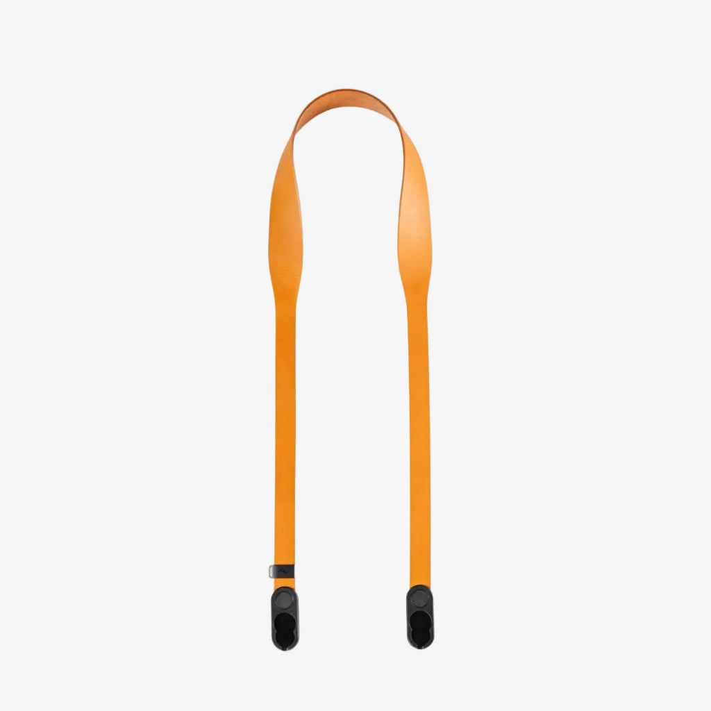 peak design form leather short amber