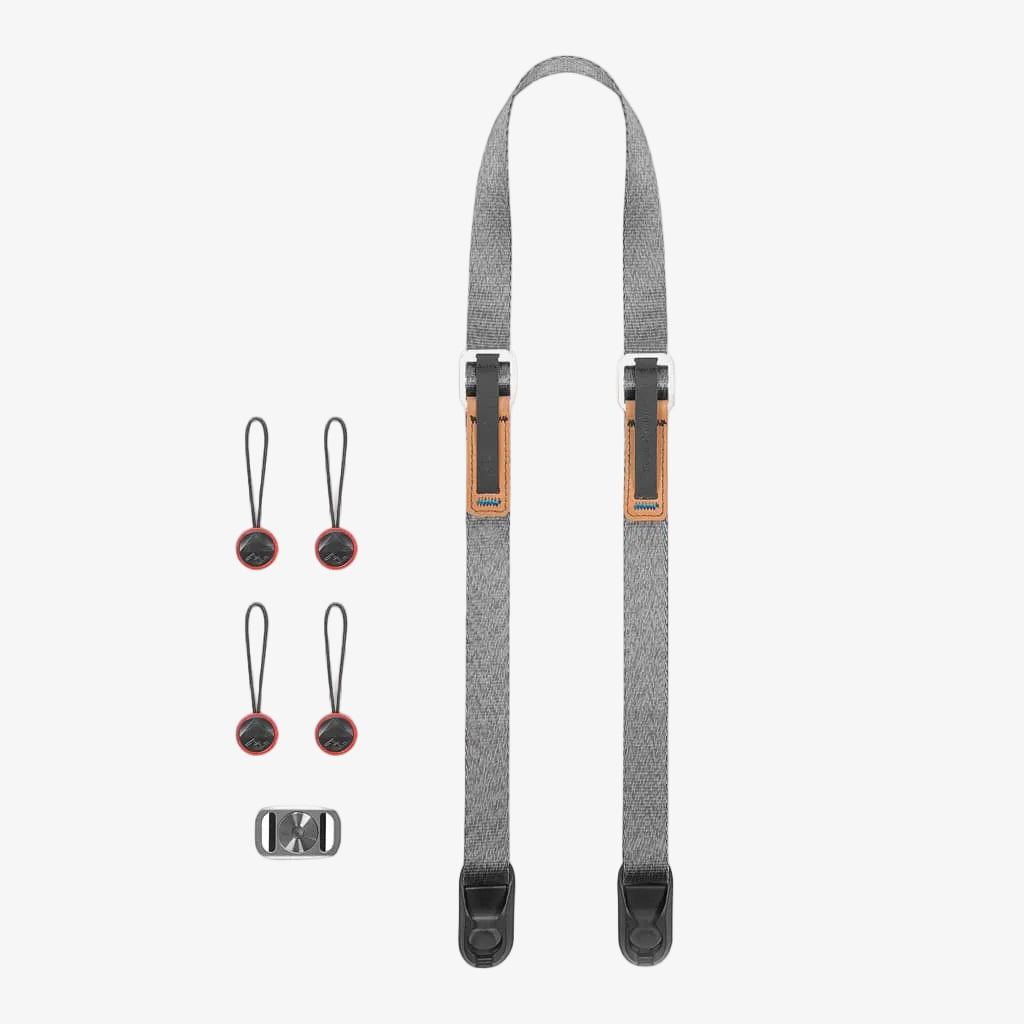 ash peak design leash strap with four anchor links and anchor mount