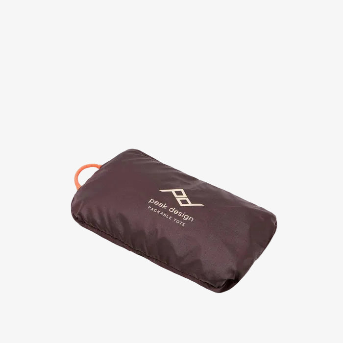 peak design packable tote eclipse packed