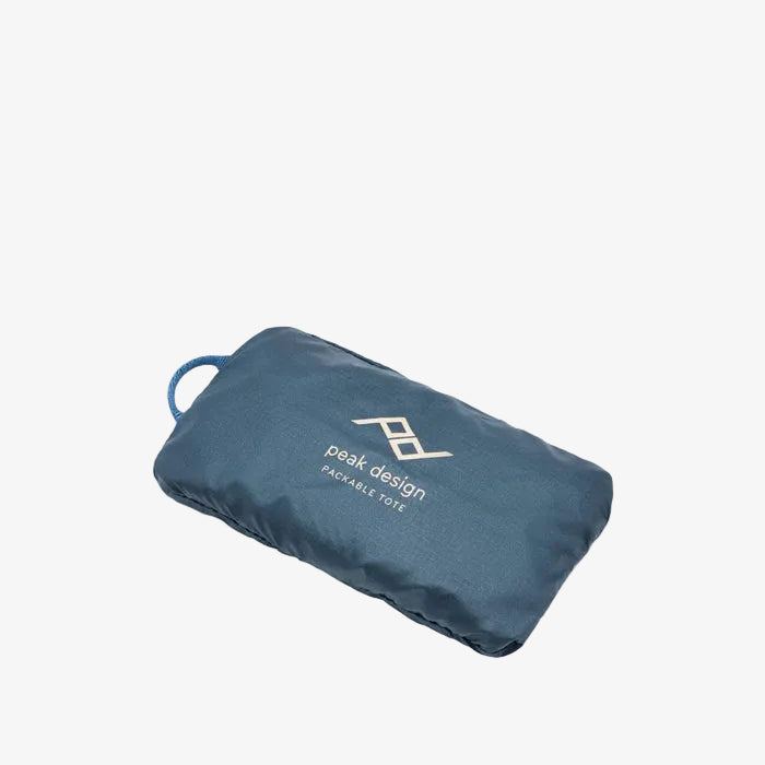 peak design packable tote ocean packed