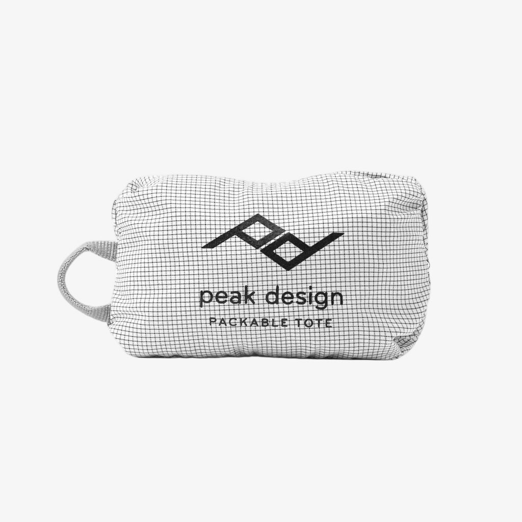 packed peak design packable tote raw