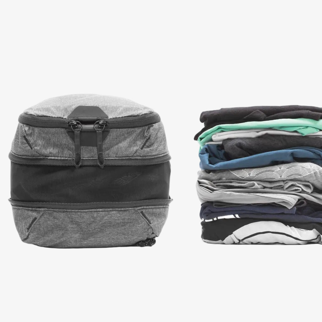 expanded charcoal peak design small packing cube