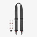 peak design slide strap black with four anchor links and an anchor mount