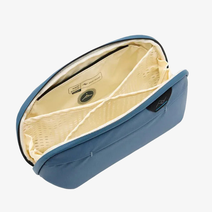 peak design small wash pouch ocean opened