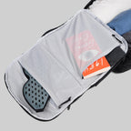 rework outbound travel pack 30l flap pockets