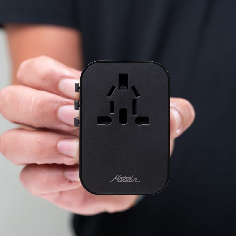 Global Adapter-Black-3 Global Travel Adapter