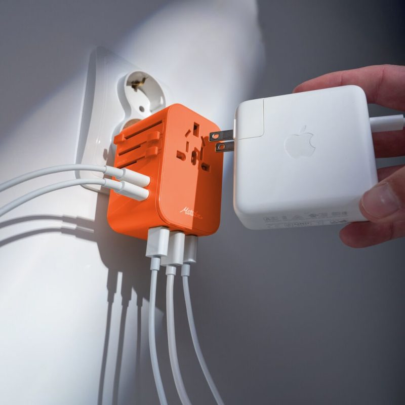 Global Adapter-Orange-26 Global Travel Adapter