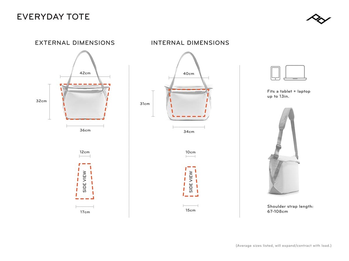 Everyday Tote Dimensions