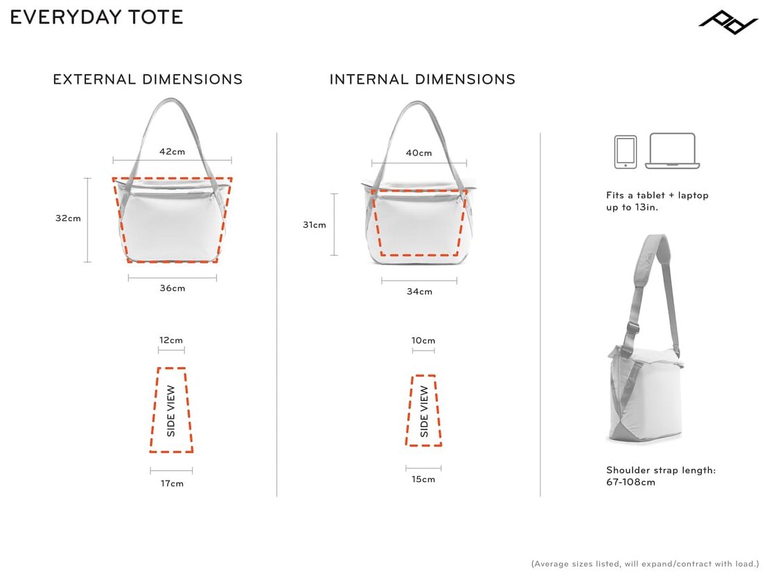 Everyday Tote Dimensions