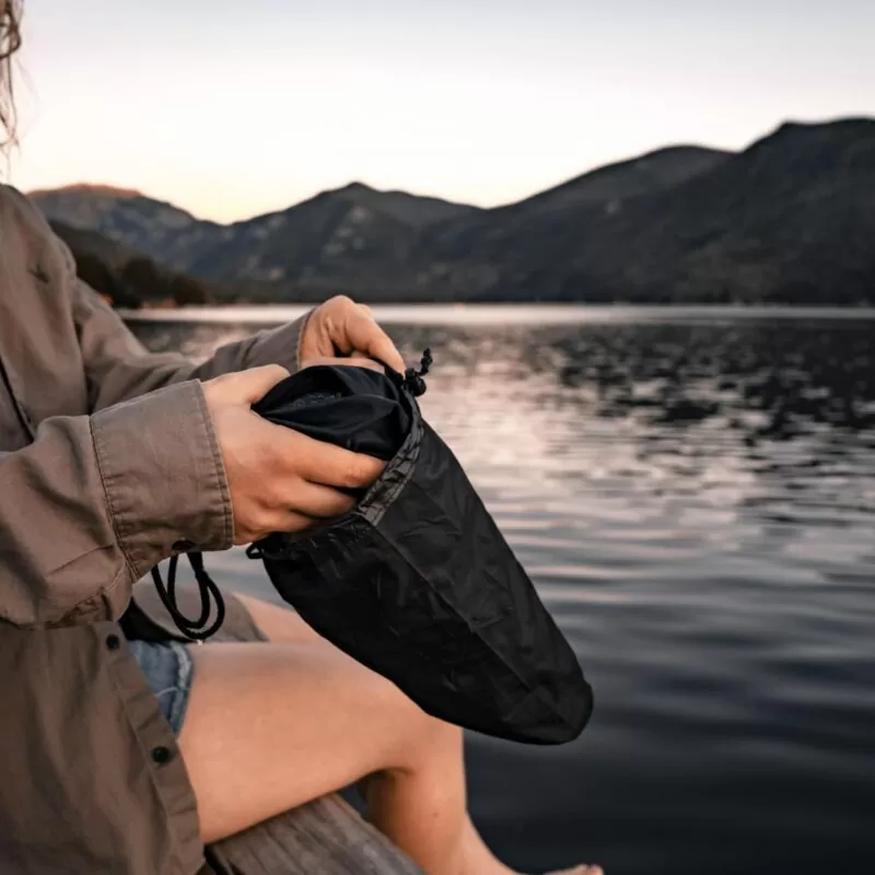 droplet-3L-black-LS-10 Droplet Water-Resistant Stuff Sack